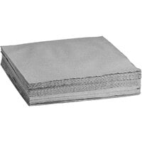 Choice Touchstone Tweed Linen-Feel Flat-Packed Dinner Napkin 16 inch x 16 inch - 500/Case