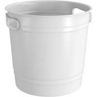 200 oz. White Customizable IML Hard Plastic Popcorn Bucket - 20/Case
