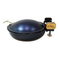 Spring USA Seasons 4 Qt. Round Sapphire Stainless Steel Induction Chafer with Gold Accents 2382-497/36