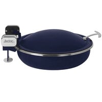 Spring USA Seasons 4 Qt. Round Sapphire Stainless Steel Induction Chafer with Chrome Accents 2382-467/36