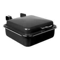 Spring USA Seasons 2/3 Size Rectangular Titanium Stainless Steel Induction Chafer with Chrome Accents 2384-8