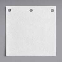 Choice 5 3/16" Premium 40# - 48# Square Patty Paper with 3 Holes - 440/Box