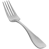 Front of the House Cameron 8" 18/10 Stainless Steel Extra Heavy Weight Antique Dinner Fork - 12/Case