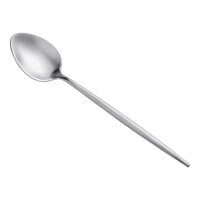 Acopa Odin 9" 18/8 Brushed Stainless Steel Extra Heavy Weight Forged Dinner / Dessert Spoon - 12/Case
