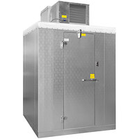 Master-Bilt QODB46-C Quick Ship 4' x 6' x 6' 7" Outdoor Walk-In Cooler with Top-Mounted Refrigeration and Floor