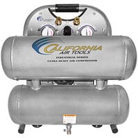 California Air Tools Industrial Series Ultra Quiet Oil-Free 4.6 Gallon Aluminum Twin Tank Air Compressor with Automatic Drain Valve- 1 hp, 110V