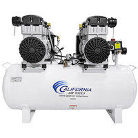 California Air Tools Ultra Quiet Oil-Free 20 Gallon Steel Tank Air Compressor with Air Dryer and Automatic Drain Valve - 4 hp, 220V