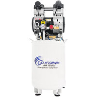 California Air Tools Ultra Quiet Oil-Free 10 Gallon Steel Tank Air Compressor with Air Dryer and Automatic Drain Valve - 2 hp, 110V