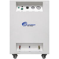 California Air Tools Ultra Quiet Oil-Free 10 Gallon Steel Tank Air Compressor with Soundproof Cabinet, Air Dryer, and Automatic Drain Valve - 4 hp, 220V