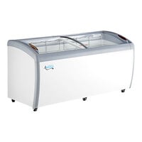 Avantco DFC20-HCL 70 7/8" Curved Top Display Ice Cream Freezer