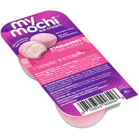My/Mochi Strawberry Mochi Ice Cream 1.5 oz. 2-Pack - 12/Case