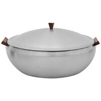 Spring USA Wynwood by Skyra 9 Qt. Stainless Steel Induction Serving Dish with Faux Wood Accents SK-14503180