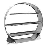 Spring USA Xcessories 30" x 31" 3-Tier Stainless Steel Display Wheel