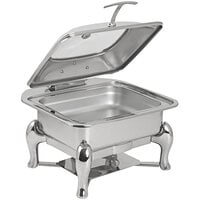 Spring USA Reflection 174-6/23 2/3 Size Square Chafer Stand with Fuel Holder for 2174-6