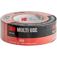3M 1 7/8" x 55 Yards Red Multi-Use Duct Tape 3955-RD