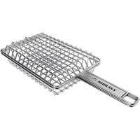 Mibrasa 9 13/16" x 6 5/16" x 2 3/8" Stainless Steel Wire Classic Double Grill Basket KCD1625H6