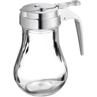 Choice 6 oz. Glass Teardrop Syrup Dispenser