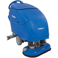Clarke 05418A Focus II DISC34 34" AGM Cordless Walk Behind Disc Floor Scrubber with Chemical Mixing System - 23 Gallon