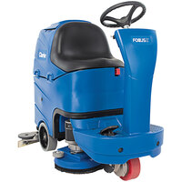 Clarke 56382629 Focus II 26D MicroRider 26" AGM Cordless Ride-On Disc Floor Scrubber with Chemical Mixing System - 21 Gallon