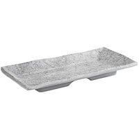 APS Element 7 7/8" x 3 3/4" x 1" Small Melamine Serving Tray - 8/Case