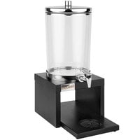 APS Bridge 1 Gallon Glass Drink Dispenser with Wood Stand APS 10872