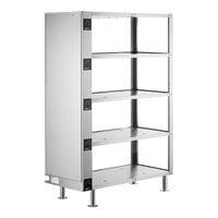 ServIt HSW20405 43" x 20 1/8" 5-Shelf Heated Shelf Warmer / Take-Out Station - 120V, 1750W