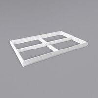 Abert Domino 23 5/8" x 15 3/4" White Ash Wood Display Frame by Arc Cardinal