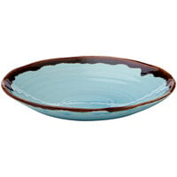 Dudson Harvest 15 oz. Turquoise Organic Coupe China Bowl by Arc Cardinal - 12/Case