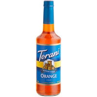 Torani Sugar-Free Orange Flavoring / Fruit Syrup 750 mL Glass Bottle