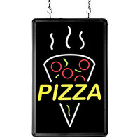 Winco 12" x 18" LED Rectangular Pizza Sign