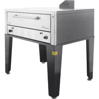 Peerless CW41P Single Deck Pizza Oven with 1" Pizza Stone - 60,000 BTU