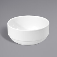 Oneida Classic by 1880 Hospitality F1000000765 15 oz. Cream White Dallas Porcelain Bowl - 36/Case