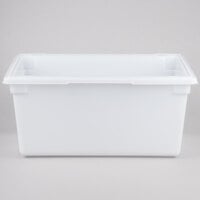 Rubbermaid FG352800WHT White Polyethylene Food Storage Box - 26" x 18" x 12"