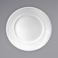 Oneida Vision by 1880 Hospitality F1150000152 10 5/8" White Bone China Plate - 12/Case