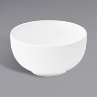 Luzerne Verge by Oneida 1880 Hospitality L5800000762 29.75 oz. Warm White Porcelain Jung Bowl - 36/Case