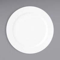 Luzerne Verge by Oneida 1880 Hospitality L5800000123 7" Warm White Porcelain Plate - 36/Case