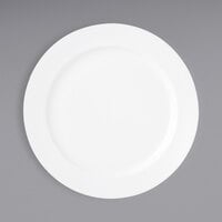Luzerne Verge by Oneida 1880 Hospitality L5800000163 12" Warm White Porcelain Plate - 12/Case