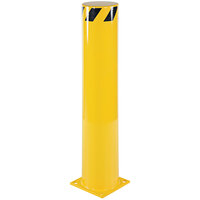 Vestil Yellow Steel Fixed Safety Bollard - 8 1/2" Diameter