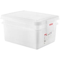 Araven 21" x 15 5/8" x 11 1/2" White Polyethylene Defrost / Food Storage Drain Box Set 01260