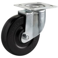Main Street Equipment 4 3/4 inch Plate Casters - 4/Set