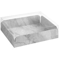 Enjay Marble Laminated Box with Lid for Meats and Treats 6" x 8" x 2" - 100/Case