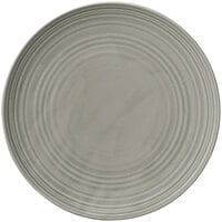 Bauscher by BauscherHepp Country House 11" Glow Gray Porcelain Flat Coupe Plate - 12/Case
