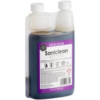 Five Star Chemicals 26-SAN-FS32-10 Saniclean Low-Foaming Brewery Acid Anionic Final Rinse 32 fl. oz. - 10/Case