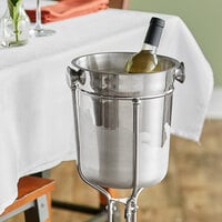 Acopa 8 Qt. Stainless Steel Wine / Champagne Bucket