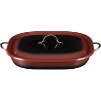 Bon Chef Country French X 5 Qt. Ombre Merlot Roasting Pan with Cover 73023-OM-M