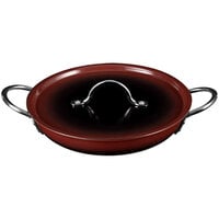 Bon Chef Country French X 52 oz. Ombre Merlot Saute Pan with Cover 73304-OM-M