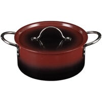 Bon Chef Country French X 3.3 Qt. Ombre Merlot Sauce Pot with Cover 73301-OM-M