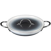 Bon Chef Country French X 52 oz. Ombre Shadow Gray Saute Pan with Cover 73304-OM-S
