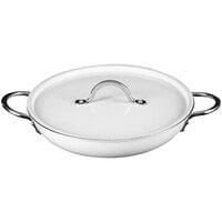 Bon Chef Country French X 76 oz. Ombre White Saute Pan with Cover 73305-OM-W