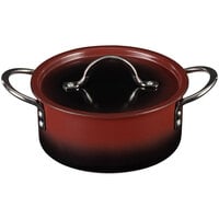 Bon Chef Country French X 73 oz. Ombre Merlot Sauce Pot with Cover 73300-OM-M